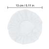 100Pcs White Non-Woven Sanitary Headphone Ear Cover, Disposable Super Stretch Covers Washable for Most On Ear Headphones with 10~12cm Earpads (XL - 13cm) view 3