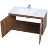 36 Inch Single Bathroom Floating Vanity in Walnut Brown, 714538 view 4