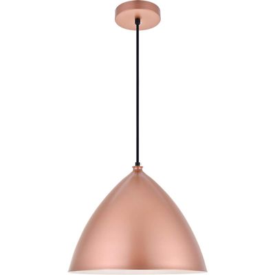 Living District Kenneth 1 Light Honey Gold Pendant
