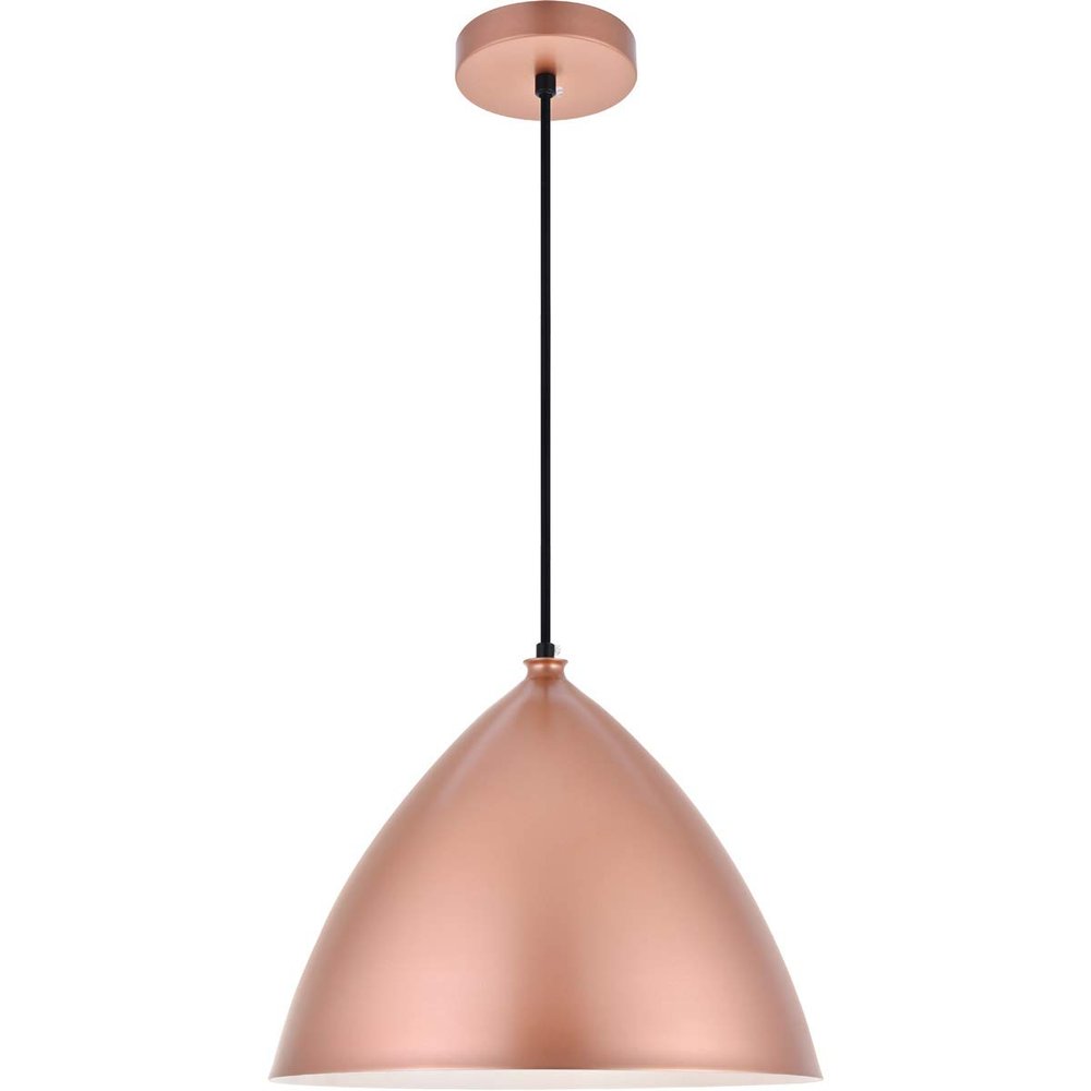 Living District Kenneth 1 Light Honey Gold Pendant