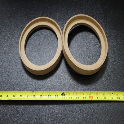 2 MDF Speaker Ring Spacer 6.5BZ Bezel INCH Wood 3/4 TK Fiberglass EE-RING6.5BZ