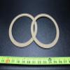 2 MDF Speaker Ring Spacer 6.5BZ Bezel INCH Wood 3/4 TK Fiberglass EE-RING6.5BZ view 3