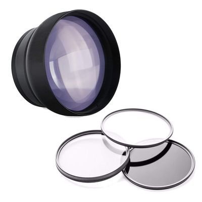 2.2X High Definition Super Telephoto Lens Compatible with Panasonic Lumix DC-FZ1000 II + 62mm 3 Piece Filter Kit + Leica Cloth