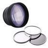 2.2X High Definition Super Telephoto Lens Compatible with Panasonic Lumix DC-FZ1000 II + 62mm 3 Piece Filter Kit + Leica Cloth view 1