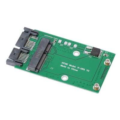 ASHATA Converter Mini MSATA to 1.8in Micro SATA Interface Adapter Converter,3.3 Volt Mini PCI-e SSD,Stable and Excellent Performance