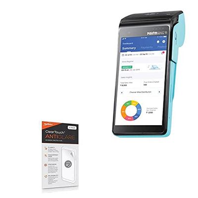 BoxWave Screen Protector Compatible with Nexgo N3 Smart POS - ClearTouch Anti-Glare (2-Pack), Anti-Fingerprint Matte Film Skin
