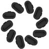RuenTech Silicone Anti-Dust Plugs Compatible with Fenix 5X 5 5S Plus,Vivoactive 3, Forerunner 935 945 45 45S 245 Music, Approach S60 S40 S10 X10, Instinct, Impact, Vivosport, (Black-10pcs) view 1
