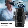 0.5X C-Mount Objective Lens,1/2 CTV Adapter for Video Digital Camera Trinocular Stereo Microscope, Comes with 1-1/8 view 2