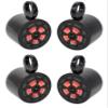 Rockville RKL65MBW Bundle: (2) Pairs 6.5 in 700-Watt Peak/350-Watt RMS Marine Boat Speakers with LED, (2) Pairs MAC65B 6.5 in Black Aluminum Wakeboard Tower Speaker Pods, 4-Items view 1