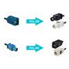 Bingfu Universal Vehicle Car Stereo FM AM Radio Antenna Adapter Cable (2-Pack) Fakra Z Male Female to DIN Plug Connector Cable for Car Stereo Audio HD Radio Head Unit CD Media Player Receiver view 3