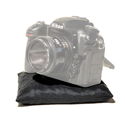 TBag Tripod Bean Bag - Portable Camera & Smartphone Stabilizer - Compact Support for Photo, Video, Flashes, Accessories - Travel Friendly Quick Setup Tripod Alternative Camera Bean Bag | Black