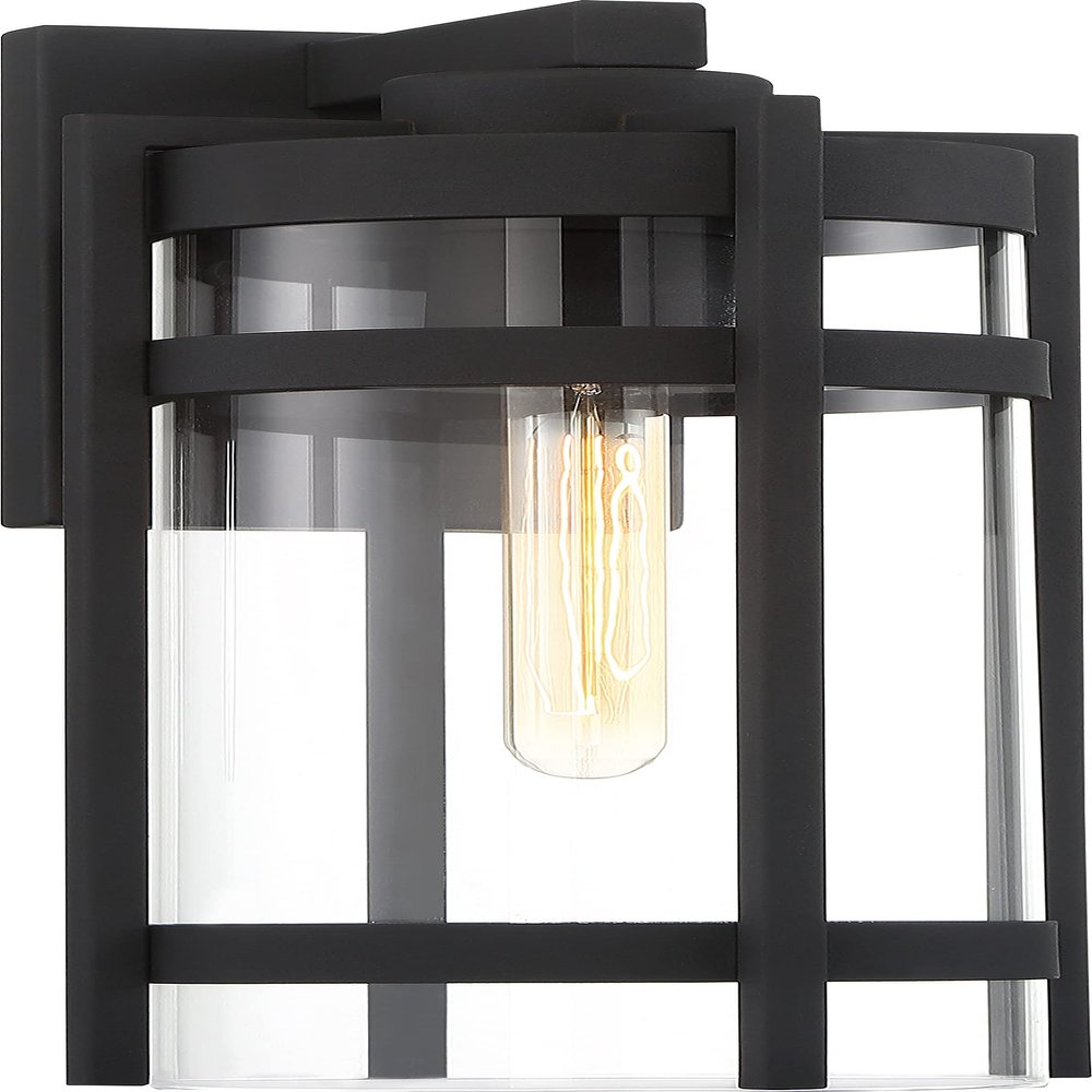Nuvo 60/6573 Tofino 1 Light Large Lantern,Textured Black