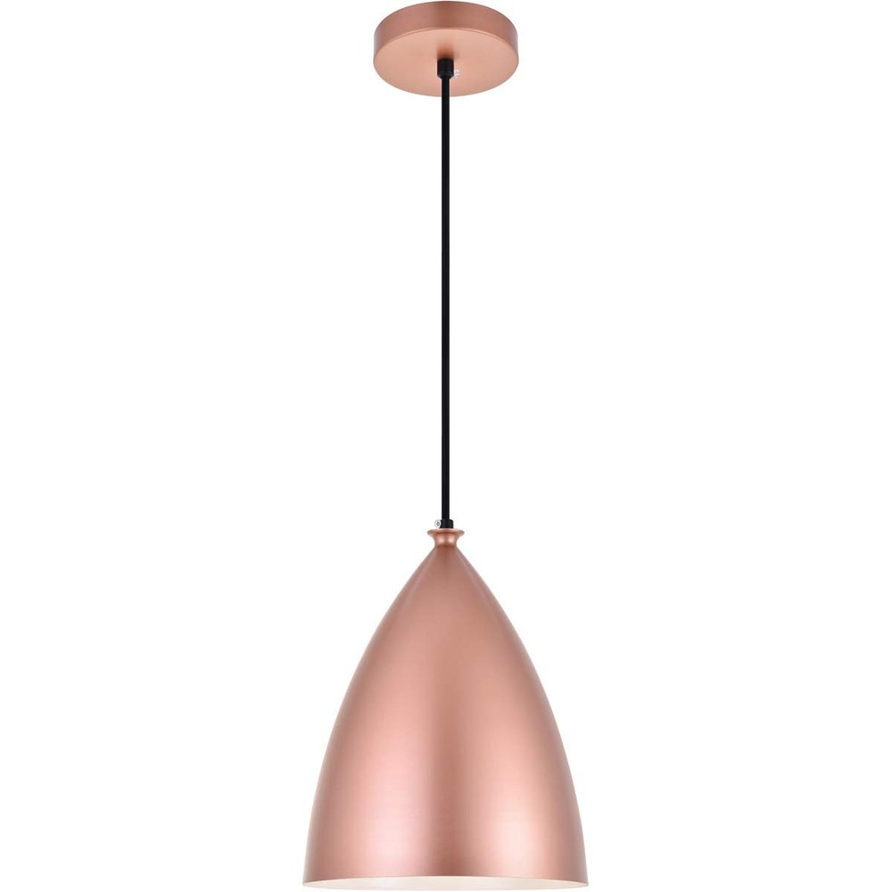 Living District Kenneth 1 Light Honey Gold Pendant