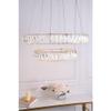 Elegant Lighting Indoor Modern Home Decorative Bright Monroe Integrated LED chip Light Gold Chandelier Clear Royal Cut Crystal view 2