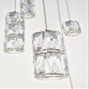 Elegant Lighting Indoor Modern Home Decorative Bright Polaris LED Light Gold Pendant Clear Crystal view 4