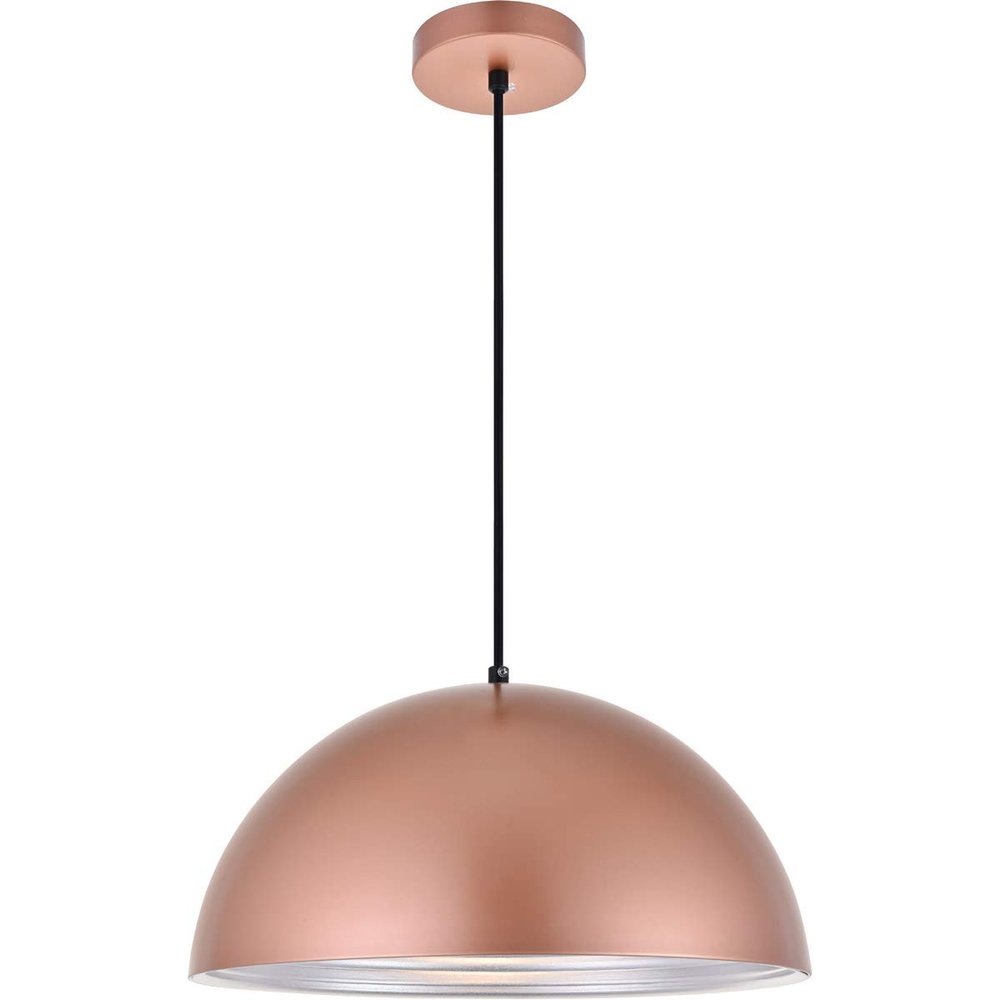 Living District Circa 1 Light Honey Gold Pendant