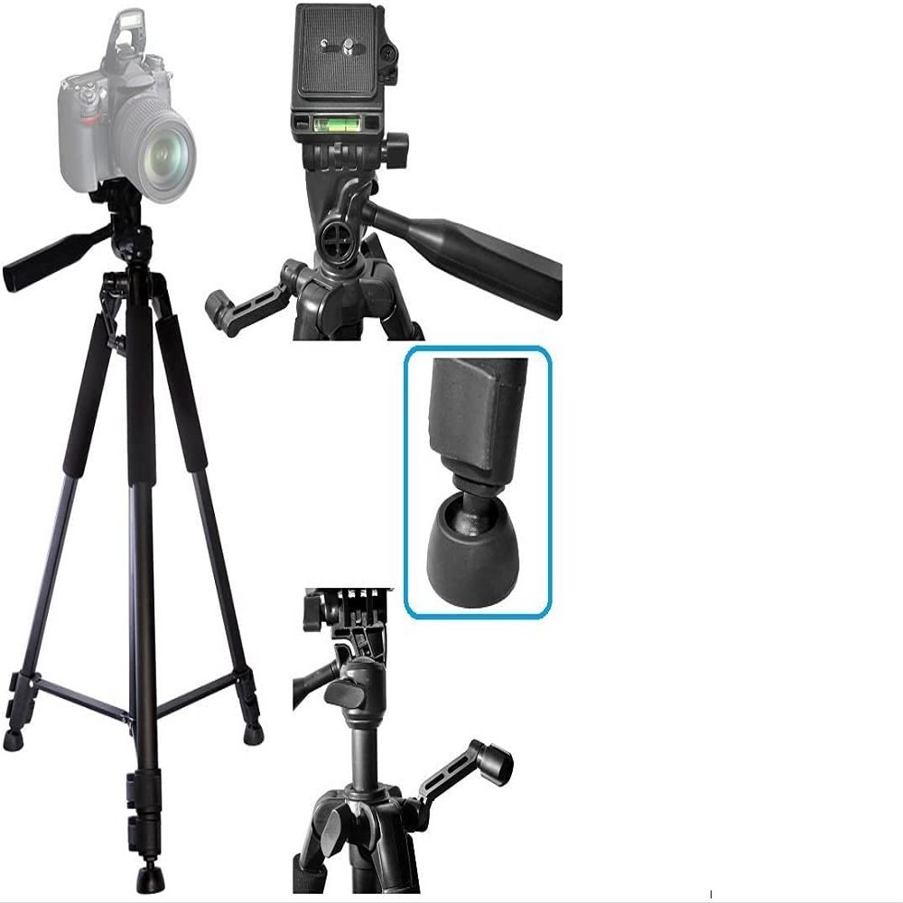 60" Pro Duty Tripod with Case for Coolpix B600 P1000 W150 A1000 Y