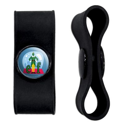 GRAPHICS & MORE Elf Snow Globed Headphone Earbud Cord Wrap - Charging Cable Manager - Wire Organizer Set of 2