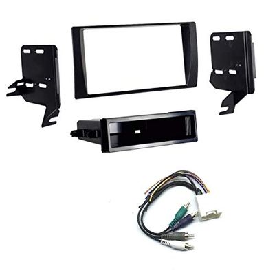 Compatible with 2002 2003 2004 2005 2006 Toyota Camry w/Premium Amp/JBL Car Stereo Install Dash Kit + Wire Harness for Installing an Aftermarket Radio -No OEM Factory Nav Vehicles