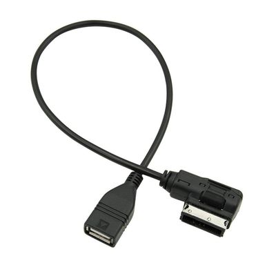 Tbest Music Interface Cable Adapter,USB Music Interface AMI MMI AUX MP3 Cable Adapter Adapter o Cable for S4 S5 S6 Ami USB 27 Cm MMI 2g Bluetooth Adapter for 4f0051510g