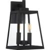 NUVO 60/6582 Halifax 2 Light Medium Lantern, Matte Black Finish, 13.50x8.50x8.00 view 2