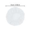 100Pcs White Non-Woven Sanitary Headphone Ear Cover, Disposable Super Stretch Covers Washable, for Most On Ear Headphones with 6~8.5cm Earpads (M - 9cm) view 3