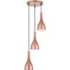 Living District Aiken 3 Light Honey Gold Pendant view 1