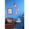 Living District Nora 3 Light Honey Gold Pendant view 2
