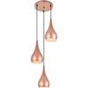 Living District Nora 3 Light Honey Gold Pendant view 3