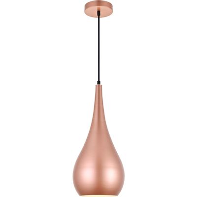 Living District Nora 1 Light Honey Gold Pendant