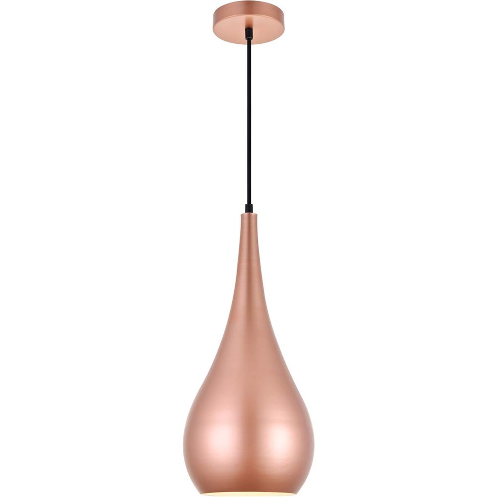 Living District Nora 1 Light Honey Gold Pendant