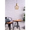 Living District Ronnie 1-Light Modern Metal Pendant in Brass view 2