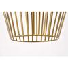 Living District Ronnie 1-Light Modern Metal Pendant in Brass view 4