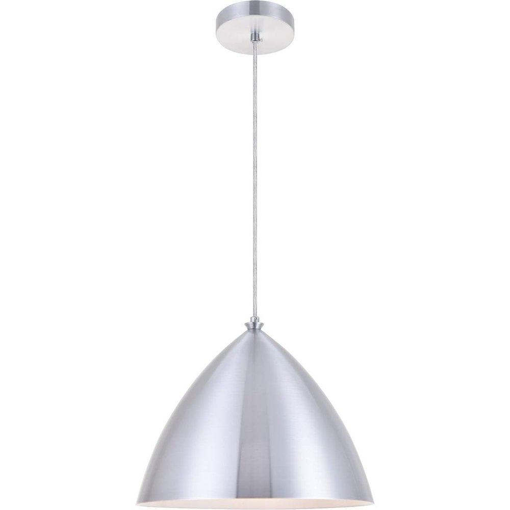 Living District Kenneth 1 Light Burnished Nickel Pendant