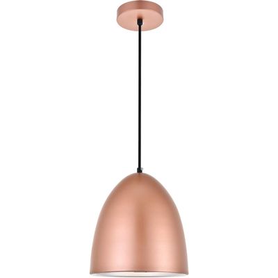 Living District Circa 1 Light Honey Gold Pendant