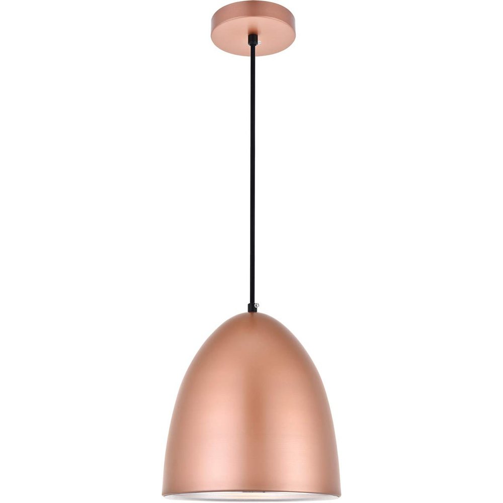 Living District Circa 1 Light Honey Gold Pendant