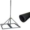 EZ NP-94-200 Non-Penetrating Roof Mount with 2" x 94" Mast w/Roof Mat view 1