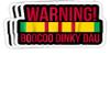 Chilli Purple Vietnam Veteran Boocoo Dinky Dau Gift Decorations - 4x3 Vinyl Stickers, Laptop Decal, Water Bottle Sticker (Set of 3) view 1