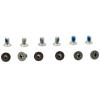 12Pcs Replacement Bottom Cover Screws for Dell XPS 13 9343 9350 9360 9370 XPS 15 9550 9560 9570 M5510 M5530 (Silver) view 3
