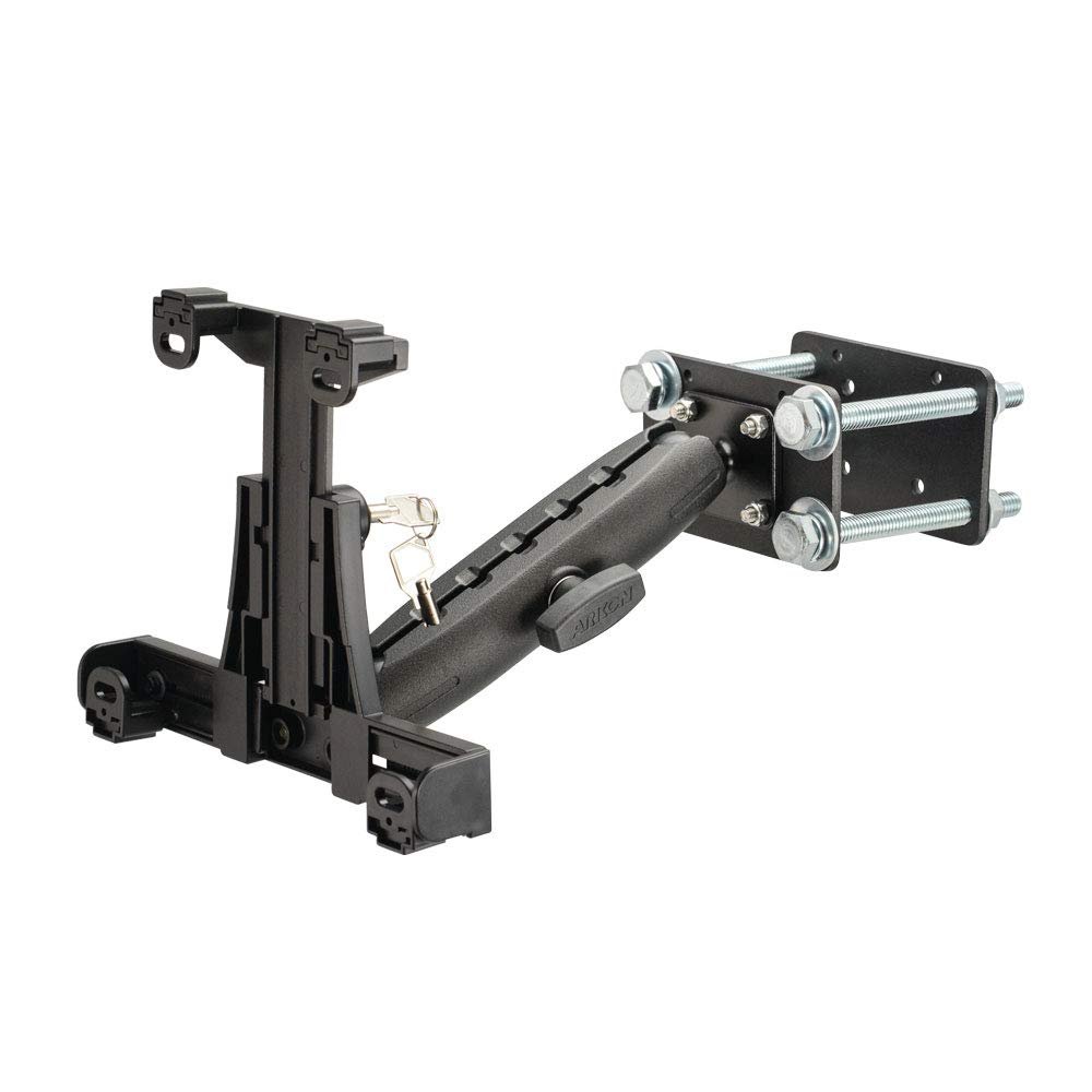 ARKON Mounts 7.25 inch Robust Metal Locking Forklift Pillar Tablet Mount