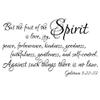 Spirit Bible Scripture Home Decor - The Fruit of The Spirit Galatians 5:22 Removable Wall Decal Scripture Decor Home Stickers Bible Art Verse Wallpaper, q12 view 2