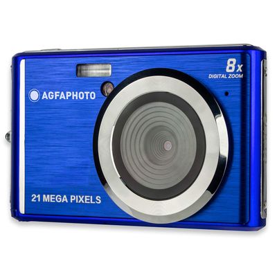 AGFA Photo Realishot DC5200 - Compact Camera, 21MP, 2.4 inch LCD Screen, 8X Digital Zoom, 720p HD Video, Lithium Battery, SD Cards, Scene Modes