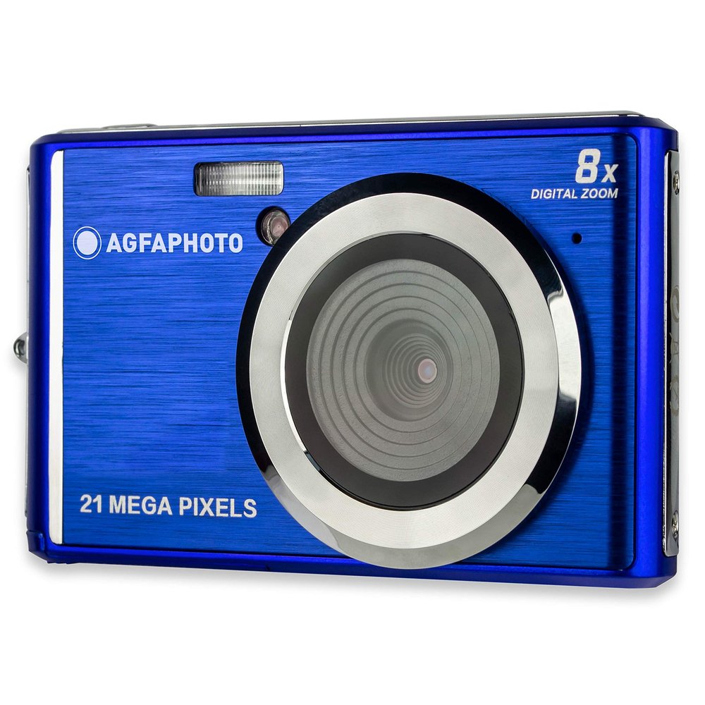 AGFA Photo Realishot DC5200 - Compact Camera, 21MP, 2.4 inch LCD Screen, 8X Digital Zoom, 720p HD Video, Lithium Battery, SD Cards, Scene Modes