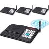 Intercoms Wireless for Home 1 Mile Long Range - GLCON 10 Channel 3 Code Wireless Intercom System for Buiness Office House Elderly - Room to Room Home Intercom Communication System (Pack of 4) view 1