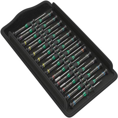 Wera - 5134000001 Kraftform Micro Precision Big Pack 1 Screwdriver Set for Electronic Applications, 25 Pieces