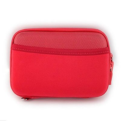Premium Nylon Golf Launch Monitor Protective Carrying Case Storage Bags Cover for Voice Caddie Swing SC100 and SC200 Swing Caddie SC200+ (Red)