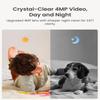 REOLINK 4MP Indoor Security Camera E1, Plug-in 2.4G Wireless WiFi 6 for Baby/Pet Monitor with Phone app, 360 Degree Dog Camera with Person/Pet Detection, Night Vision, 2-Way Talk, Local Storage view 2