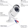 ZOSI 4 Pack 1080P 2.0MP Outdoor Indoor 3.6mm 36PCS Infrared IR Lens Day Night CCTV IR Cut Surveillance Security Camera Compatible for TVI DVR (Renewed) view 2