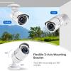 ZOSI 4 Pack 1080P 2.0MP Outdoor Indoor 3.6mm 36PCS Infrared IR Lens Day Night CCTV IR Cut Surveillance Security Camera Compatible for TVI DVR (Renewed) view 3
