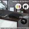 HD DVD Player, CD Players for Home, DVD Players for TV, HDMI and RCA Cable Included, Up-Convert to HD 1080p, All Region, Breakpoint Memory, Built-in PAL/NTSC, USB 2.0, Tojock view 3